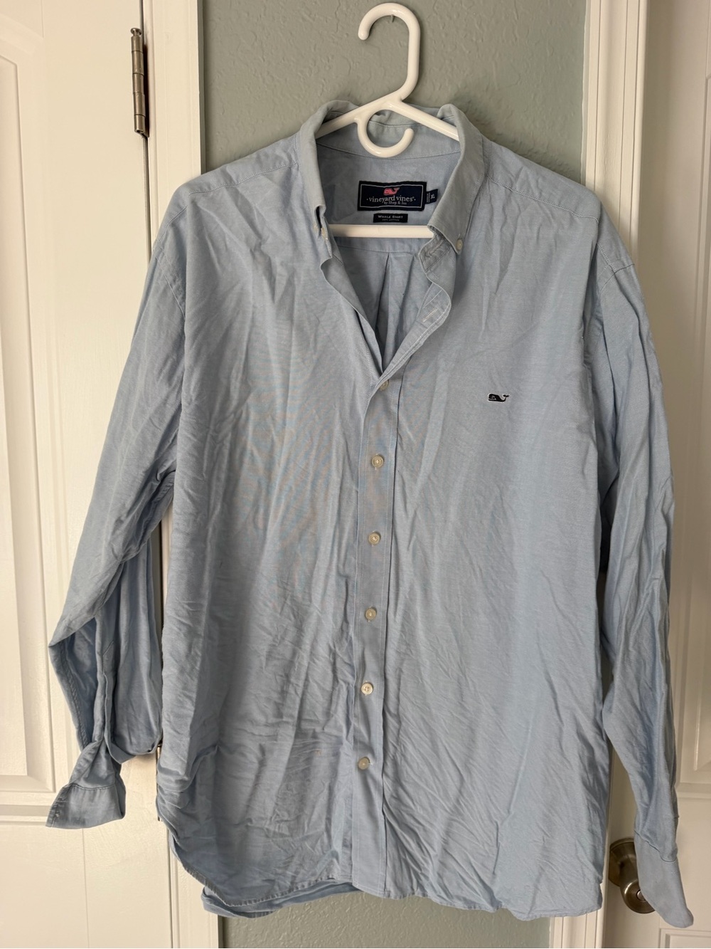 Vineyard Vines Pale Blue Oxford Button-Up Shirt
